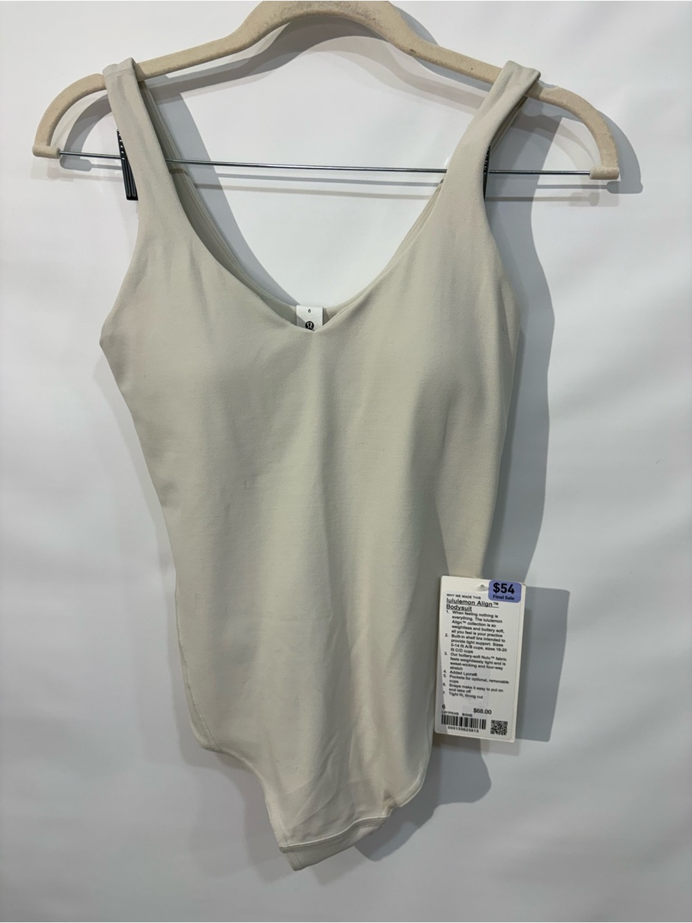 lululemon Align bodysuit BONE